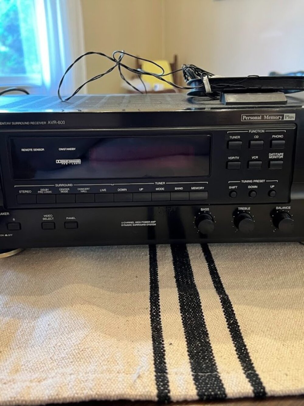 Denon AVR-600 Receiver HiFi Stereo 5.1 Channel Home Theater Phono Audiophile AVR